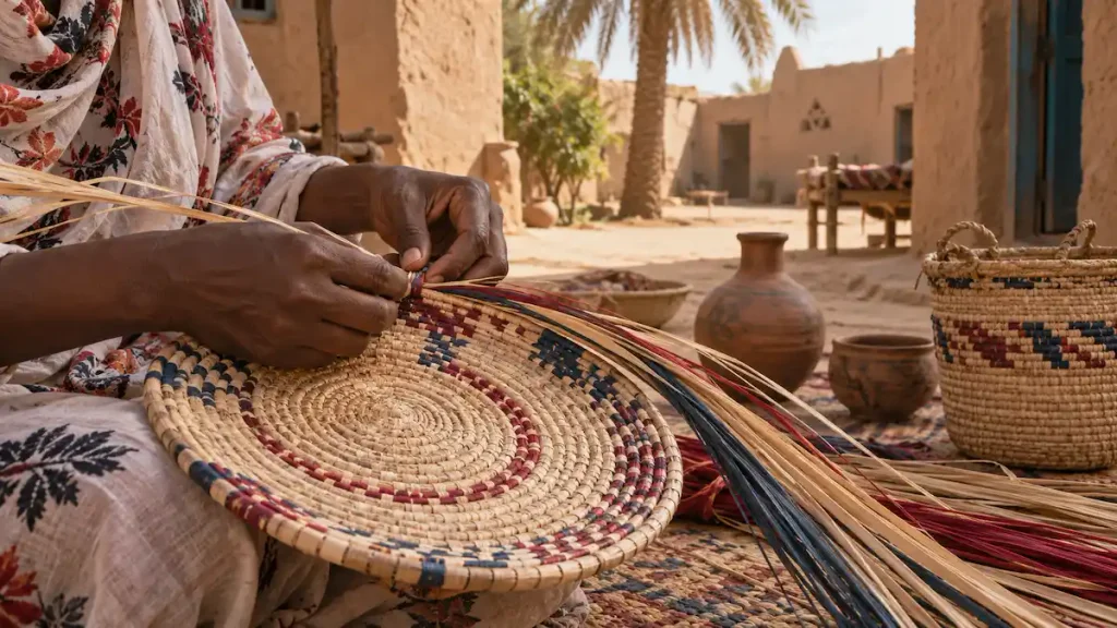 من سعف النخيل إلى اليونسكو.. حرفة سودانية تحمل ذاكرة البيوت